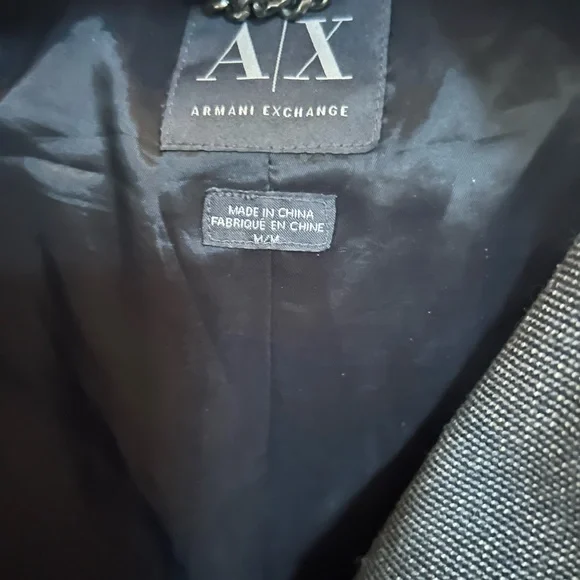 Armani exchange moto jacket - Picture 2 of 2